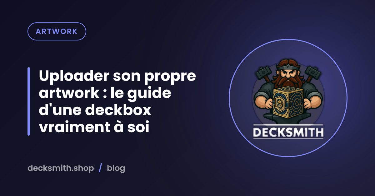 Uploader son propre artwork : le guide d'une deckbox vraiment à soi