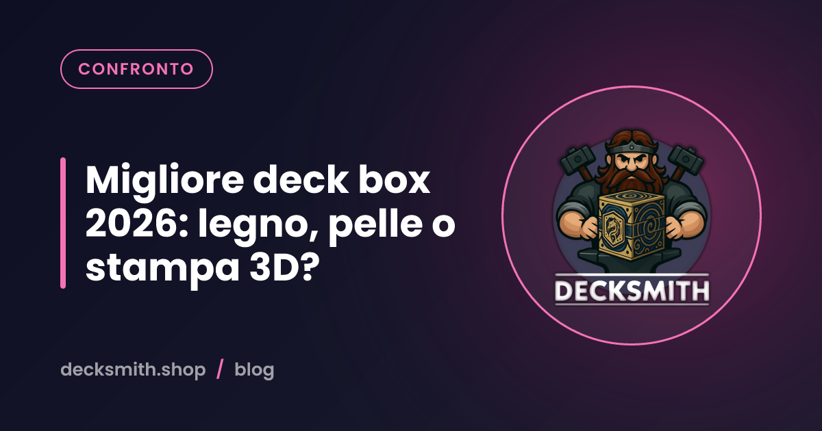 Migliore deck box 2026: legno, pelle o stampa 3D?