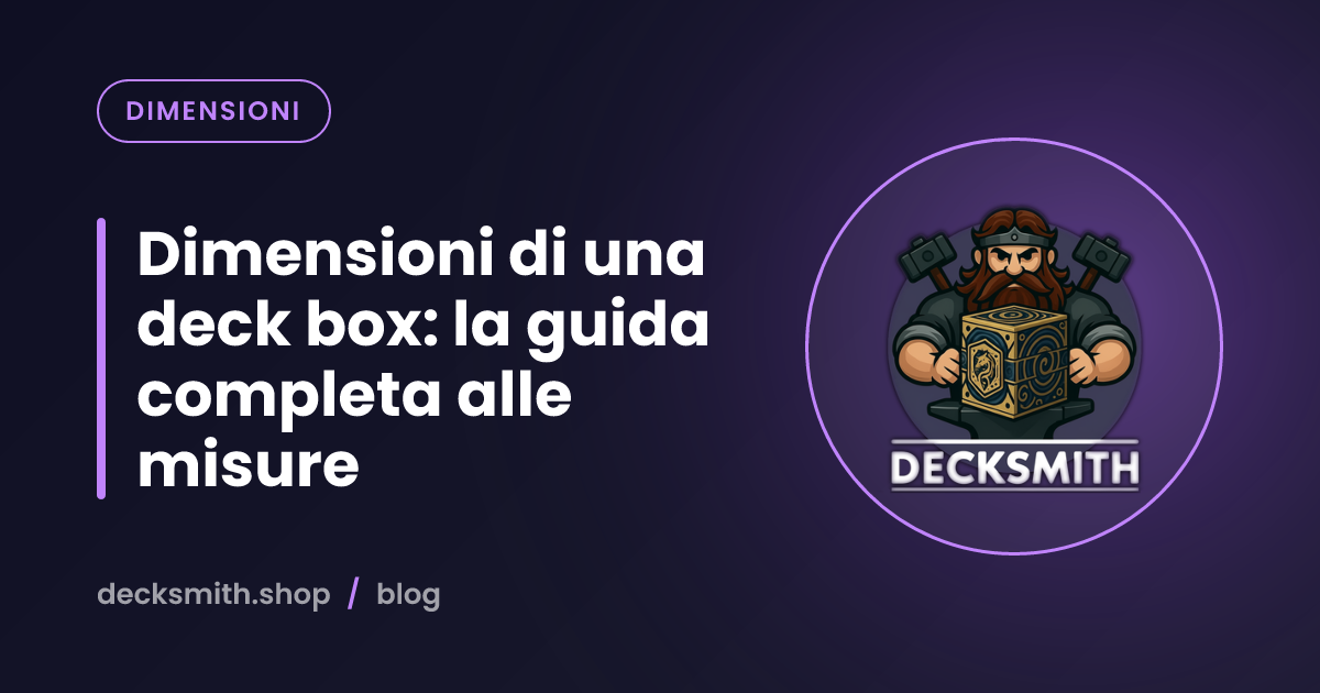 Dimensioni di una deck box: la guida completa alle misure