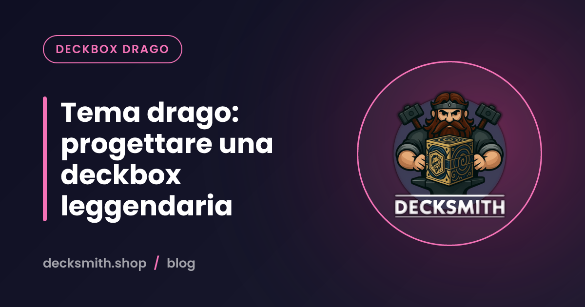 Tema drago: progettare una deckbox leggendaria