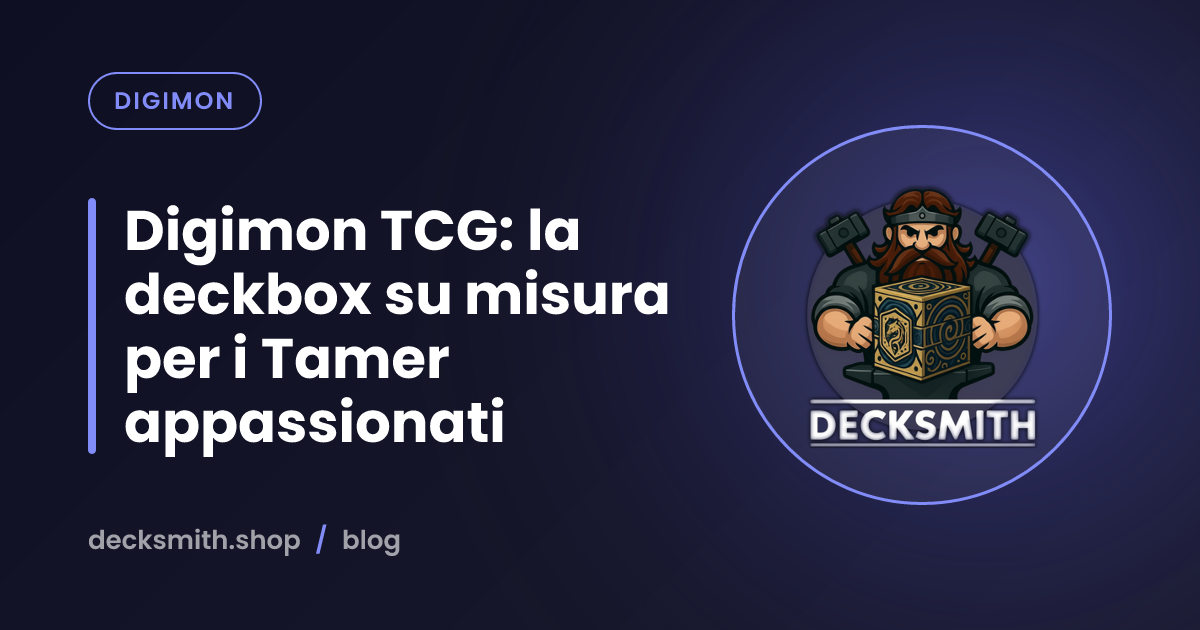Digimon TCG: la deckbox su misura per i Tamer appassionati