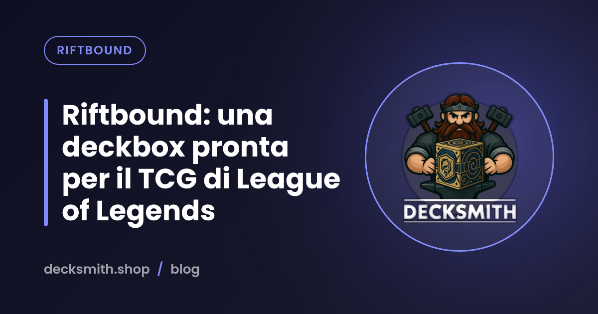Riftbound: una deckbox pronta per il TCG di League of Legends