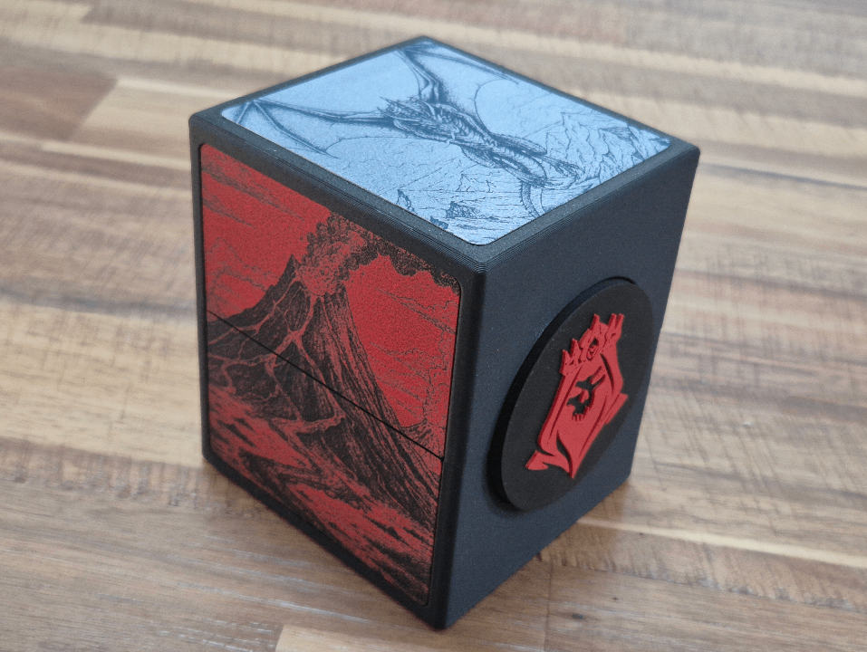 Proteus Deckbox - Volcanic red theme