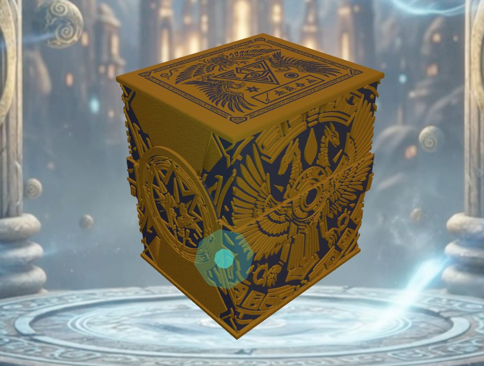 Eye of Eternity Deckbox - Ansicht 3 - Handgefertigtes TCG-Zubehör