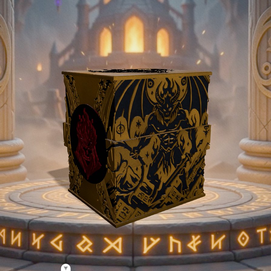 Deckbox Profondità infernali - Collezione tematica DeckSmith