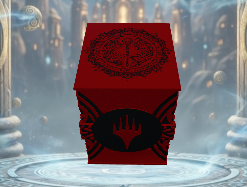 Deckbox MTG Deck Box - Vista 2 - Accessorio TCG artigianale