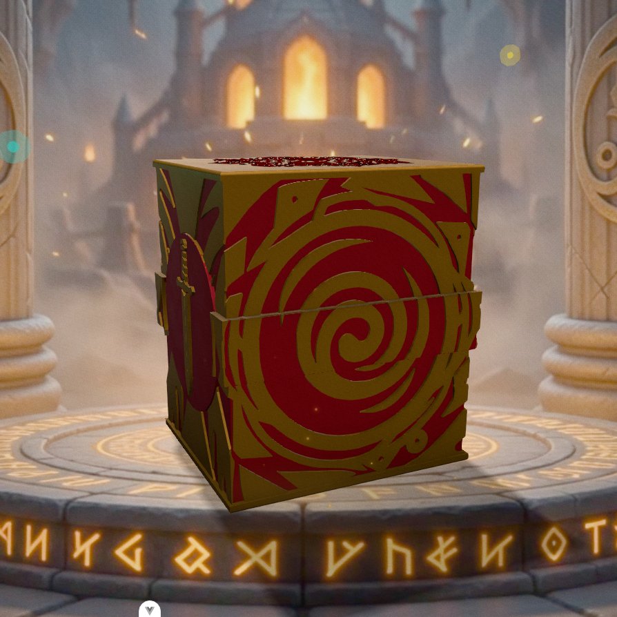 Deckbox Honneur du samouraï - Vue 2 - Accessoire TCG artisanal