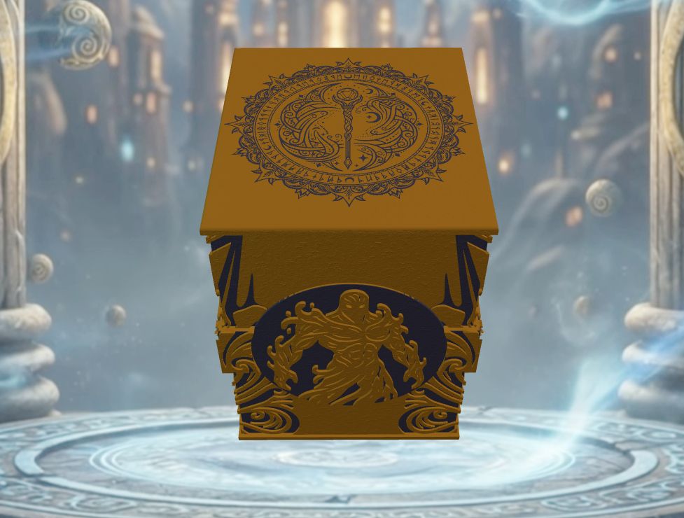 Sorcerer's Embrace Deckbox - Ansicht 2 - Handgefertigtes TCG-Zubehör