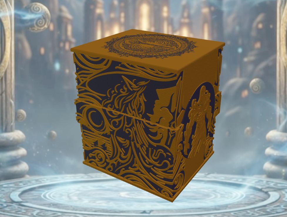 Sorcerer's Embrace Deckbox - Ansicht 3 - Handgefertigtes TCG-Zubehör